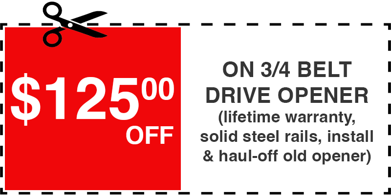 125 off garage door opener Sleepy Hollow